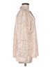Chico's 100% Polyester Paisley Tan Long Sleeve Blouse Size Med (1) - photo 4