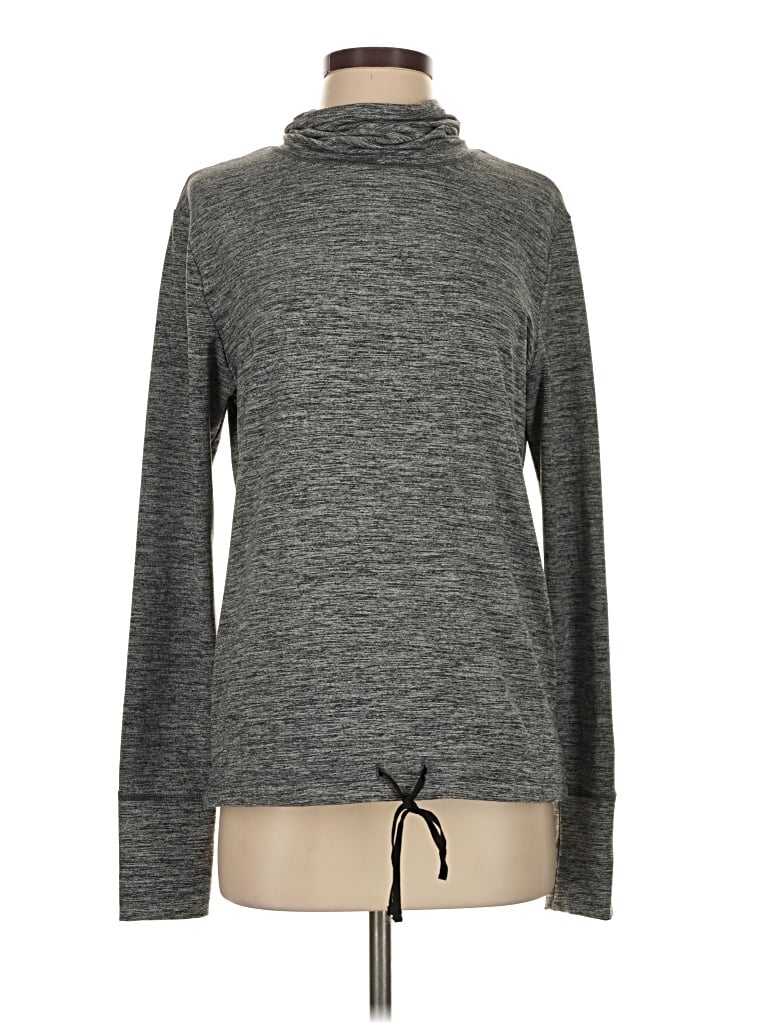 Pre-owned Nike Turtleneck Sweater In Gray