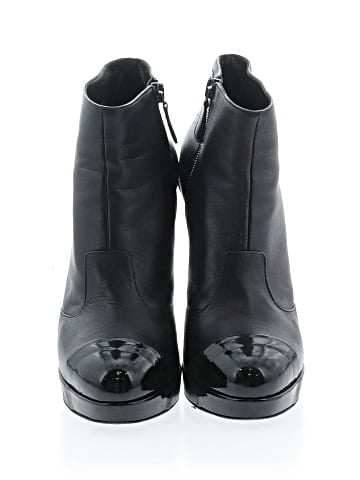 Chanel Leather Ankle Boots (view 2)