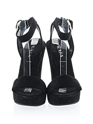 Prada Vintage Suede Ankle Strap Sandals (view 2)