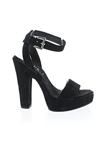 Prada Vintage Suede Ankle Strap Sandals (view 1)