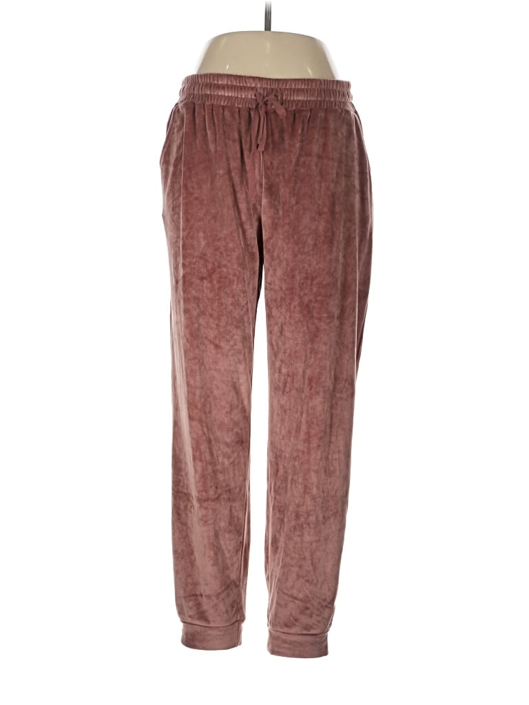 Pre-owned World Market Casual Pants In Burgundy