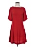 Zara Basic 100% Polyester Solid Red Casual Dress Size S - photo 1