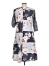 Unbranded Print Gray Casual Dress Size L - photo 2