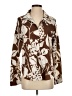 Unbranded Floral Brown Long Sleeve Blouse Size S - photo 1