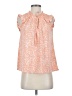 MELLODAY Orange Sleeveless Blouse Size S - photo 1