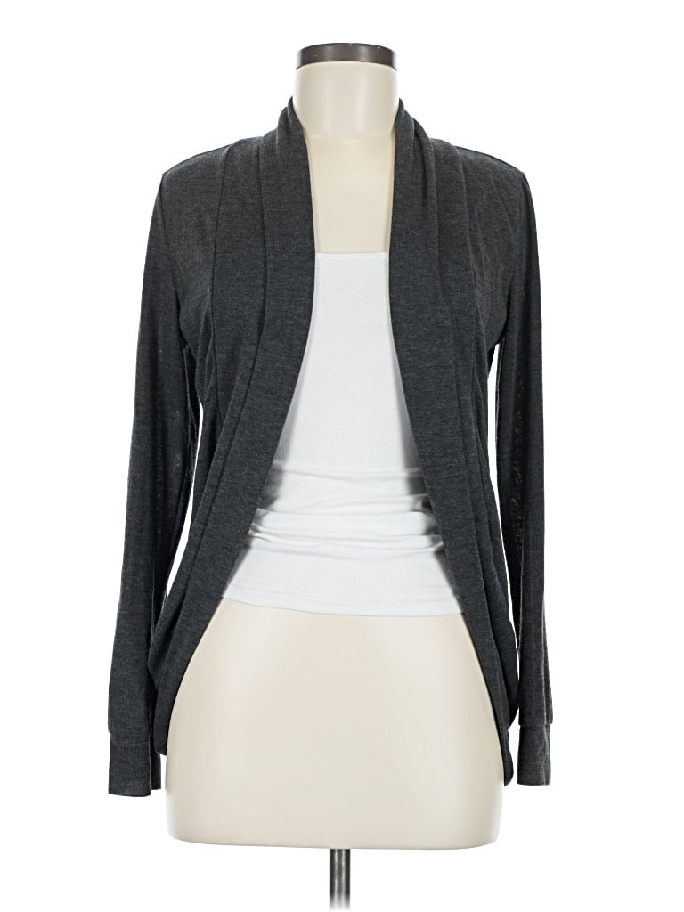 Pre-owned Ambiance Cardigan Sweater In Gray