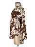 Unbranded Floral Brown Long Sleeve Blouse Size S - photo 5