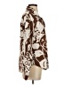 Unbranded Floral Brown Long Sleeve Blouse Size S - photo 4