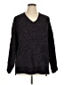 Sanctuary 100% Polyester Tweed Black Pullover Sweater Size 1X - photo 1