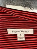 Studio Works Stripes Burgundy Long Sleeve Blouse Size XL - photo 7