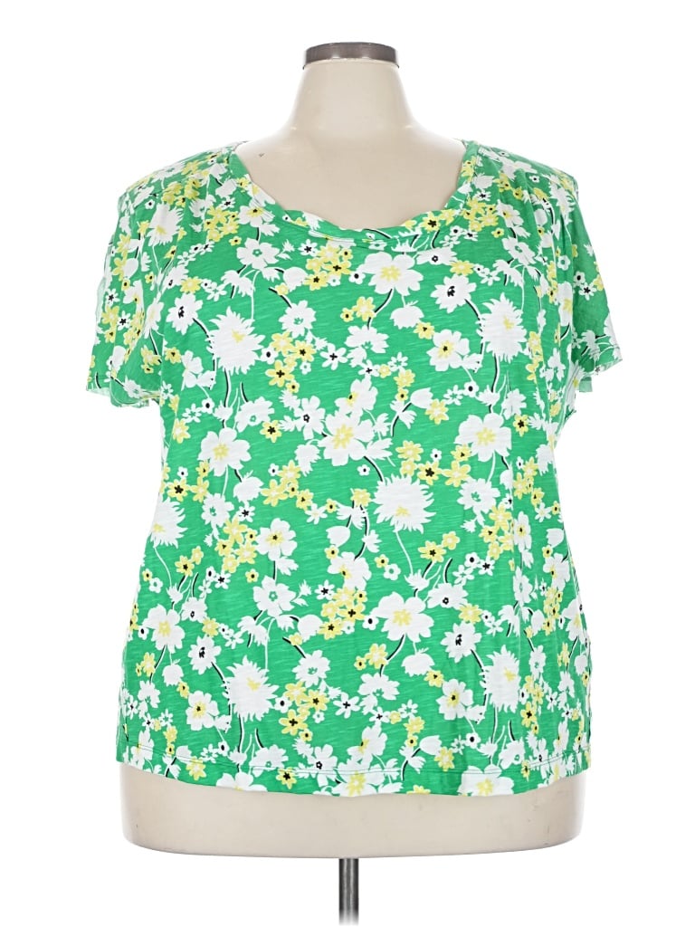 Pre-owned Cato Short Sleeve T-shirt In Green