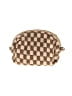 Unbranded Checkered-gingham Brown Tan Makeup Bag One size - photo 2