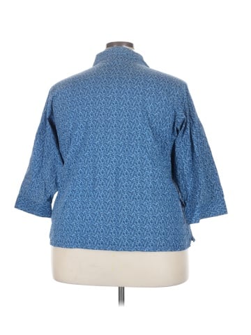 Faded Glory 3/4 Sleeve Button-Down Shirt (view 2)