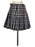 Suite Benedict 100% Polyester Plaid Gray Casual Skirt Size S - photo 2