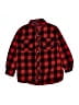 pd&c 100% Cotton Plaid Red Long Sleeve Button-Down Shirt Size 10 - photo 1