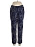 Faded Glory 100% Rayon Print Blue Casual Pants Size S - photo 1
