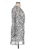 Great Jones 100% Polyester Animal Print Silver Casual Dress Size XL - photo 4