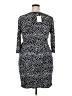 Muse Polka Dots Black Casual Dress Size XXL - photo 2