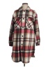 Maurices Plaid Red Coat Size M - photo 1