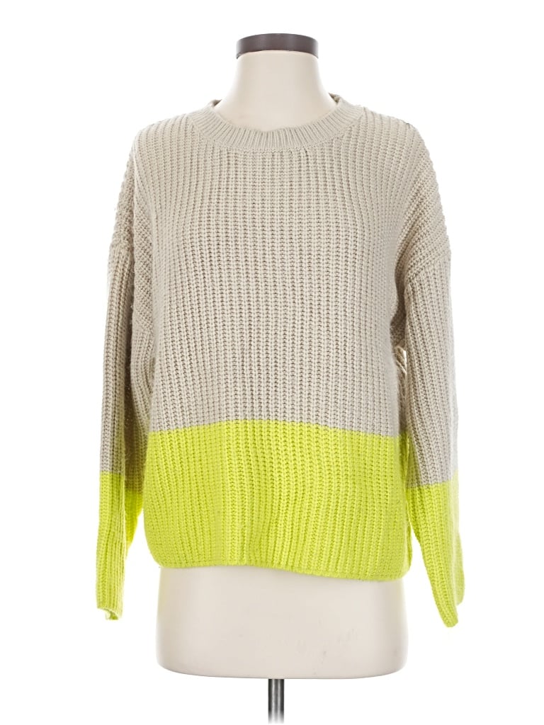 Pre-owned Lush Pullover Sweater In Yellow