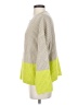 Lush 100% Acrylic Color Block Yellow Pullover Sweater Size S - photo 5