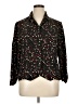 Sag Harbor 100% Polyester Polka Dots Black 3/4 Sleeve Blouse Size 16 - photo 1