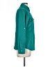 Tracy M. 100% Polyester Teal Long Sleeve Blouse Size L - photo 4