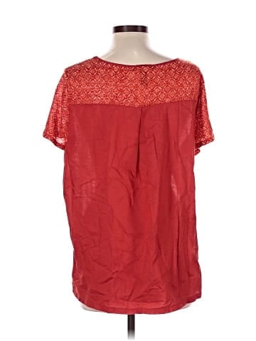 Lauren by Ralph Lauren Short Sleeve Blouse (view 2)