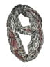 D&Y 100% Polyester Gray Black Scarf One size - photo 1