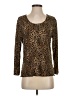 Susan Lawrence Brown 3/4 Sleeve Top Size S (estimated) - photo 1
