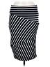 Mossimo Stripes Black Casual Skirt Size M - photo 1