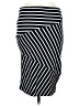 Mossimo Stripes Black Casual Skirt Size M - photo 2