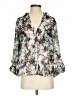 Ellus Floral Gray Green 3/4 Sleeve Blouse Size EU 36 / US 6 - photo 1