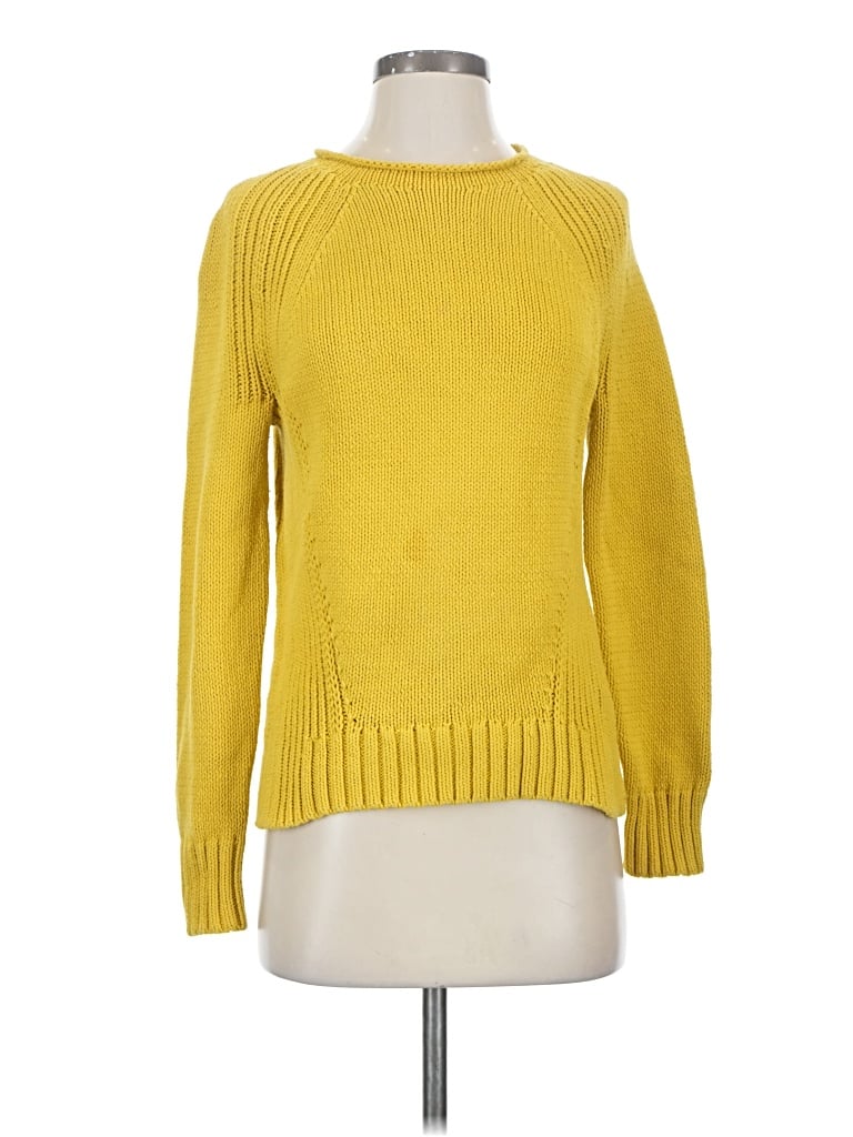 Pre-owned Jcrew Pullover Sweater In Yellow