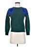 J.Crew Paisley Green Pullover Sweater Size XS - photo 1