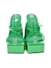 PrettyLittleThing Tropical Green Sandals Size 4 - photo 2