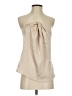 Shein 100% Polyester Tan Sleeveless Blouse Size 4 - photo 1