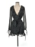 Kittenish 100% Polyester Polka Dots Black Cocktail Dress Size M - photo 1