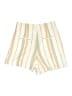 Zara Stripes Ivory Shorts Size M - photo 2