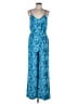 Bar III Paisley Blue Jumpsuit Size M - photo 1