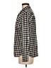 Tommy Hilfiger Checkered-gingham Black Long Sleeve Blouse Size M - photo 5