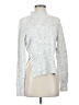 Renvy Silver Turtleneck Sweater Size S - photo 1