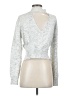 Renvy Silver Turtleneck Sweater Size S - photo 2
