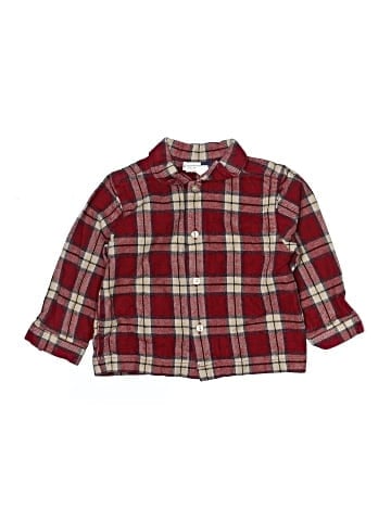 Vitamins Kids Long Sleeve Button-Down Shirt (view 1)