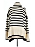 Assorted Brands 100% Polyester Stripes Ivory Turtleneck Sweater Size L - photo 1