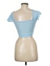 Shein Blue Sleeveless Blouse Size 6 - photo 2
