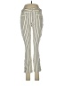 Anthropologie Stripes Ivory Casual Pants Size 8 - photo 1
