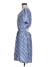 Chloe+Rene Checkered-gingham Blue Casual Dress Size M - photo 5