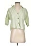 Zara Green 3/4 Sleeve Button-Down Shirt Size S - photo 1